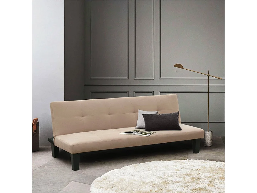 Canapé convertible 3 places clic-clac design moderne Prugno