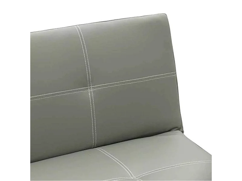 Canapé 3 places en similicuir convertible moderne Quercia