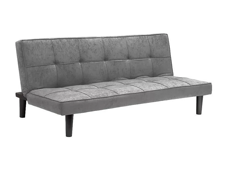 Divano letto clic-clac 3 posti in tessuto moderno e chic Pesco