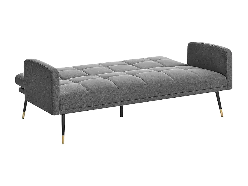 Divano letto clic-clac 3 posti robusto design moderno Albicocco