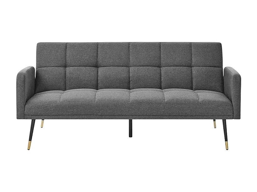 Divano letto clic-clac 3 posti robusto design moderno Albicocco