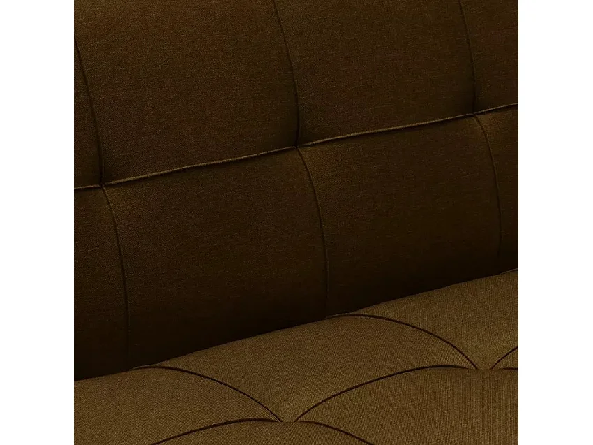 Divano letto convertibile a 3 posti clic clac moderno robusto Mandorlo