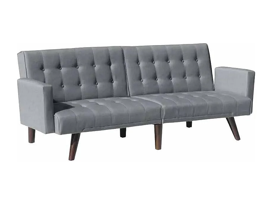 Canapé clic-clac 3 places en tissu Pero