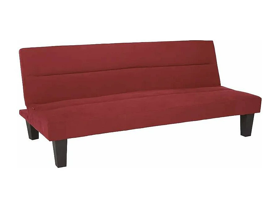 Divano letto convertibile a 2 posti in microfibra vellutata Magnolia