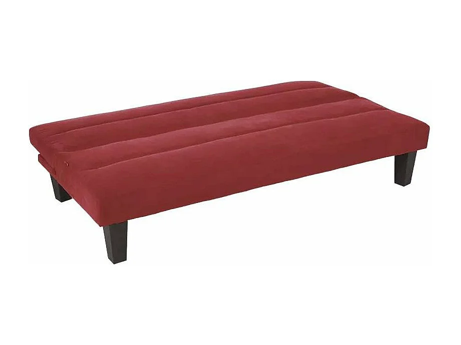 Divano letto convertibile a 2 posti in microfibra vellutata Magnolia