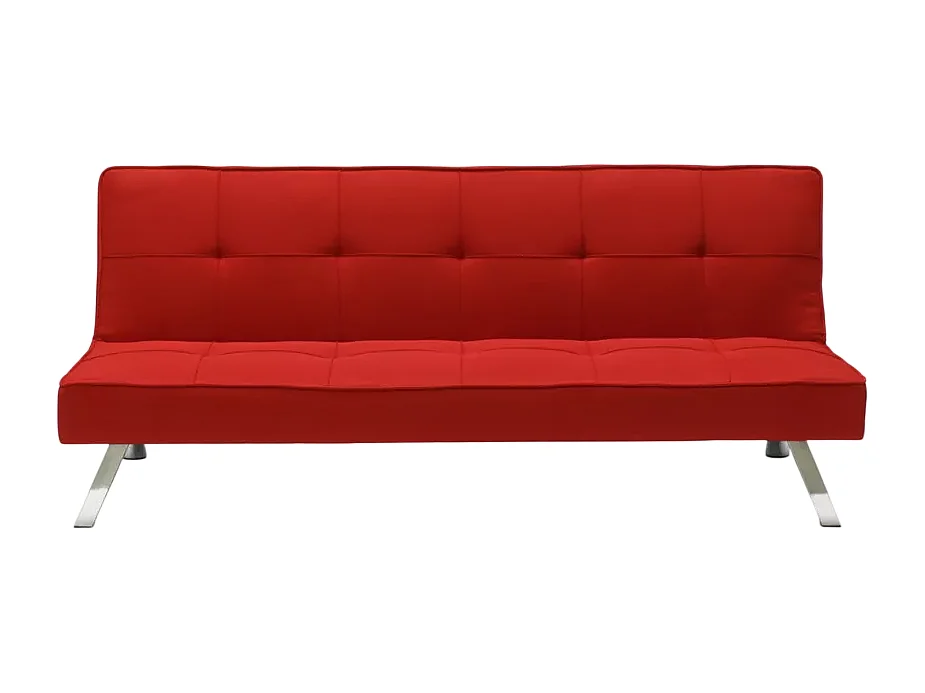 Divano letto convertibile a 3 posti clic clac moderno robusto Mandorlo