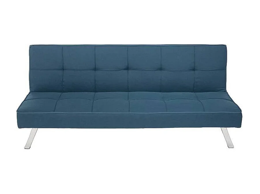 Divano letto clic-clac 2 posti in tessuto con porta USB Tasso