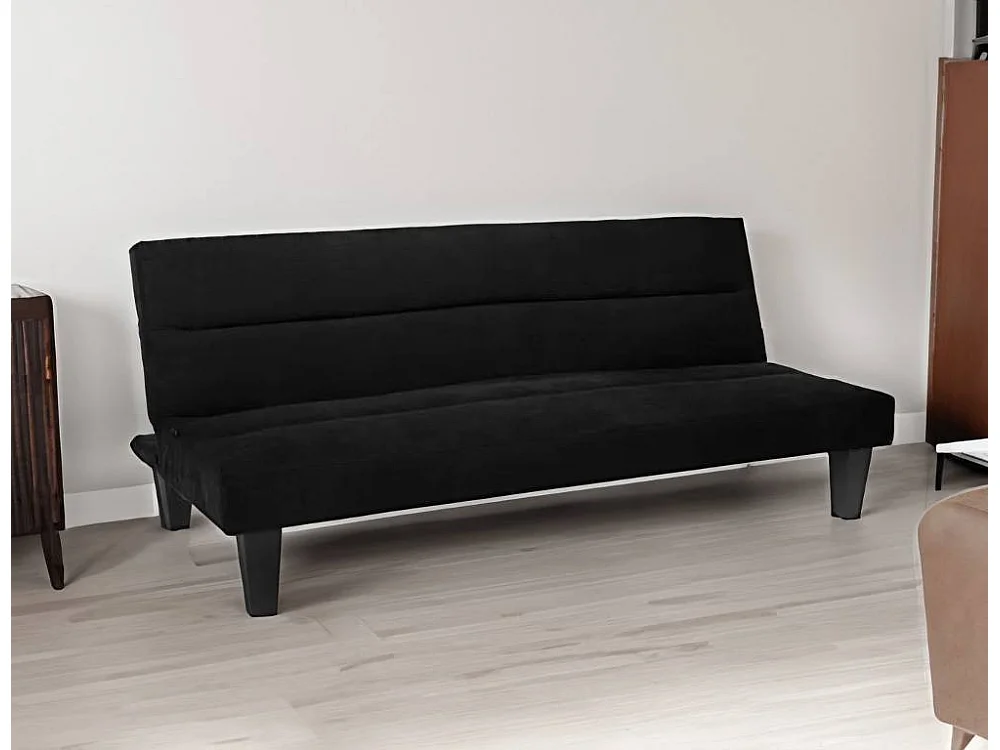 Divano letto convertibile a 2 posti in microfibra vellutata Magnolia