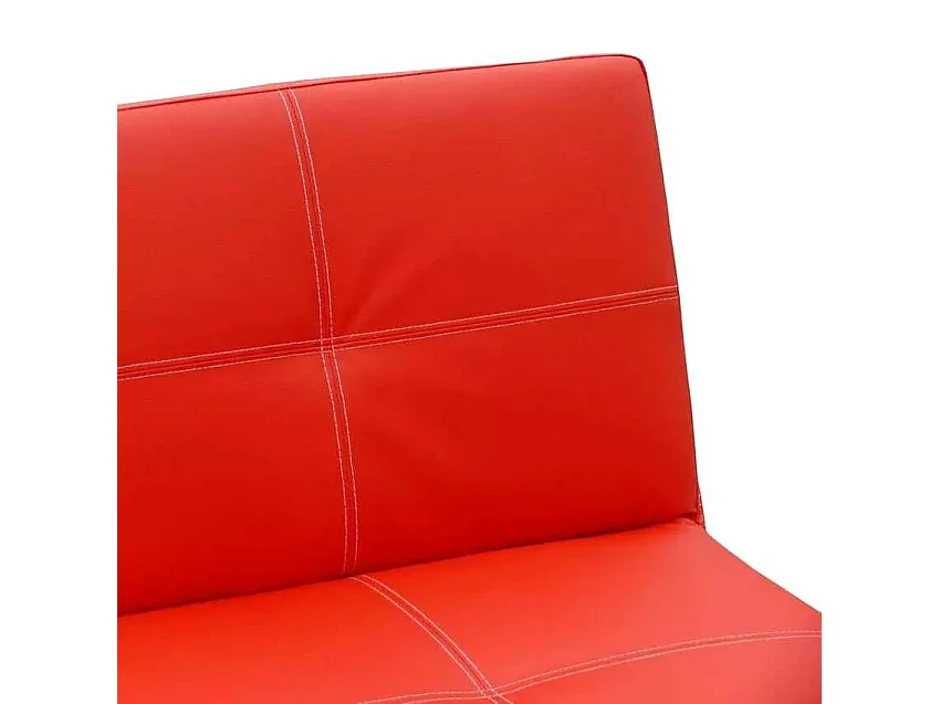 Divano 3 posti in similpelle convertibile moderno Quercia