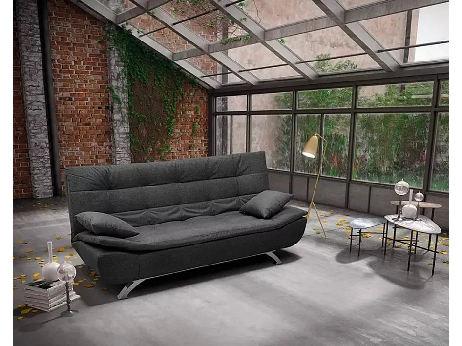 Divano 2 posti clic-clac in microfibra di design moderno Cipresso