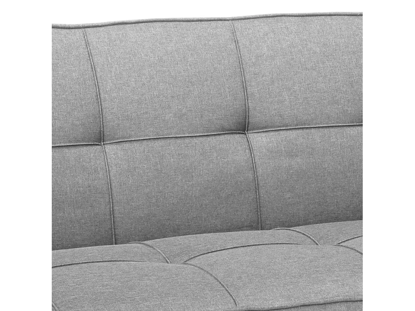 Schlafsofa aus Stoff mit USB-Anschluss und Metallbeinen Design Astralis - Hellgrau