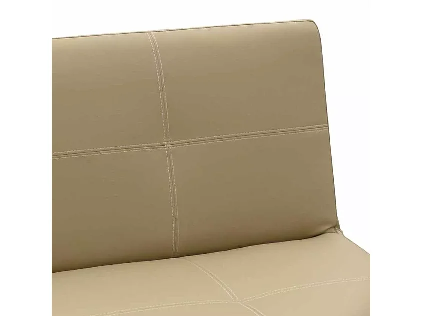 Canapé 3 places en similicuir convertible moderne Quercia