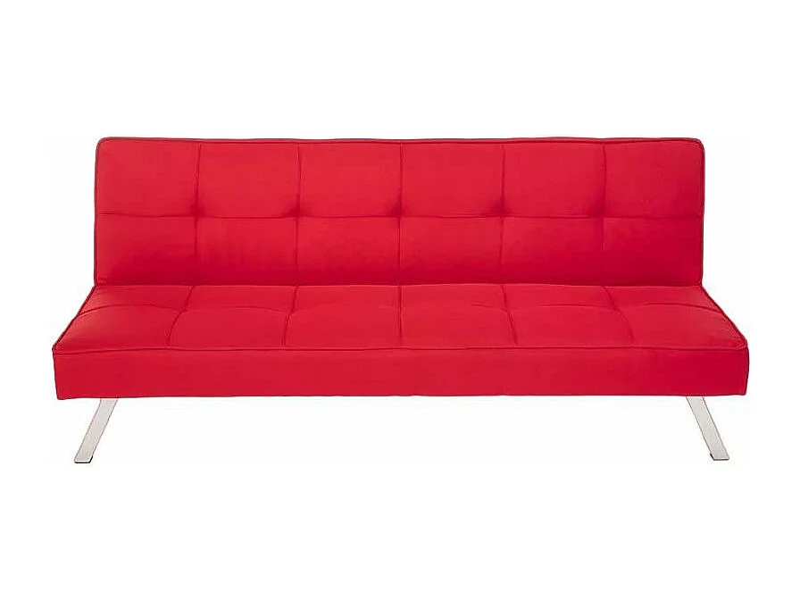 Divano letto clic-clac 2 posti in tessuto con porta USB Tasso