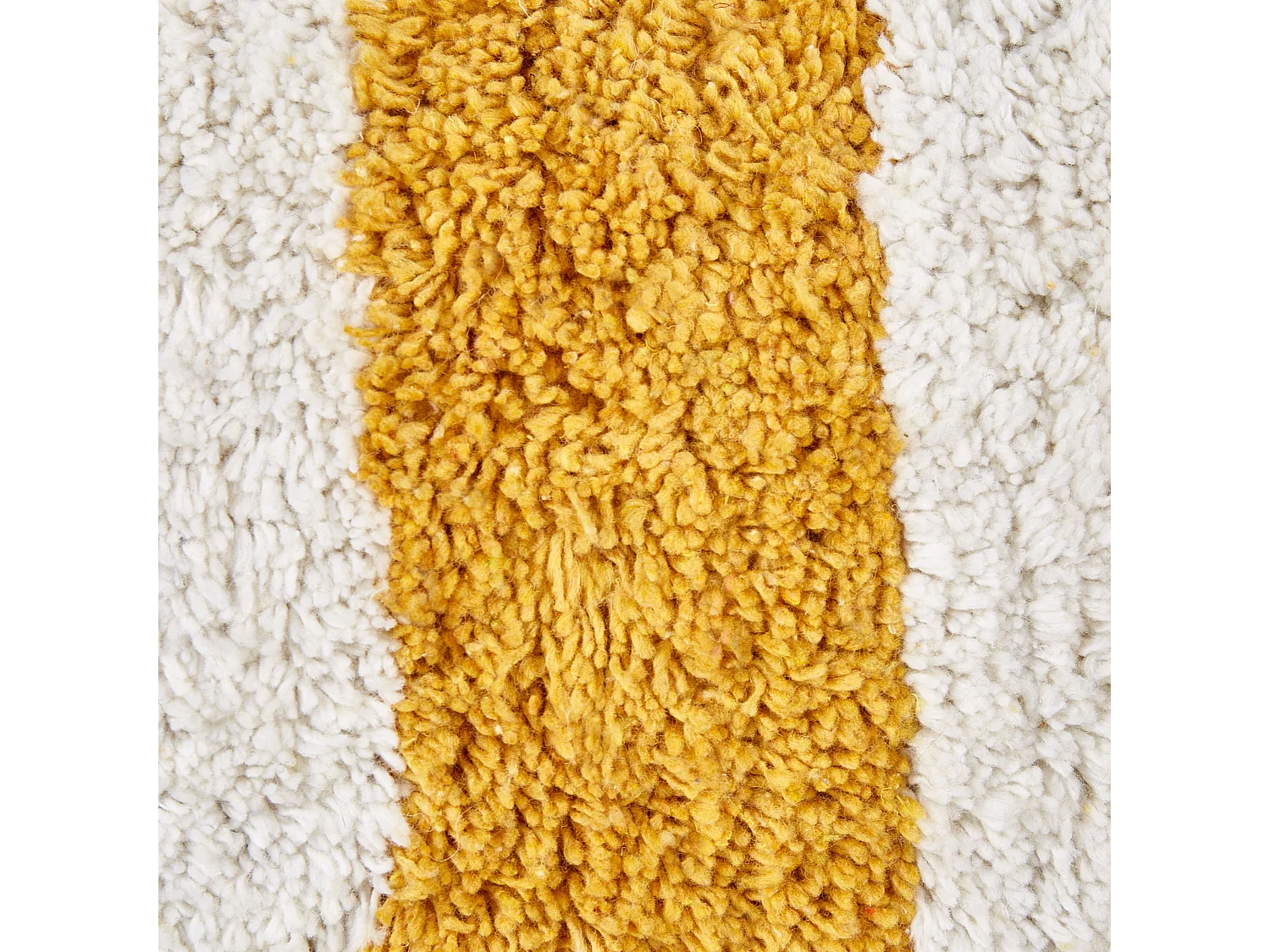 Dekokissen 2er Set HELIANTHUS Baumwolle 30 x 50 cm Weiss Streifenmuster