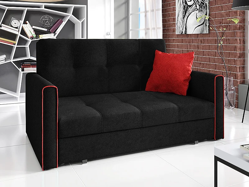 Canapé convertible Columbus 106, Disponible, 85x153x98cm, Mobilier déjà assemblé