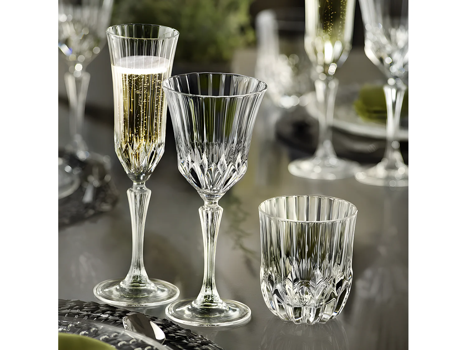 Boite de 6 verres à pied Adagio 22 cl