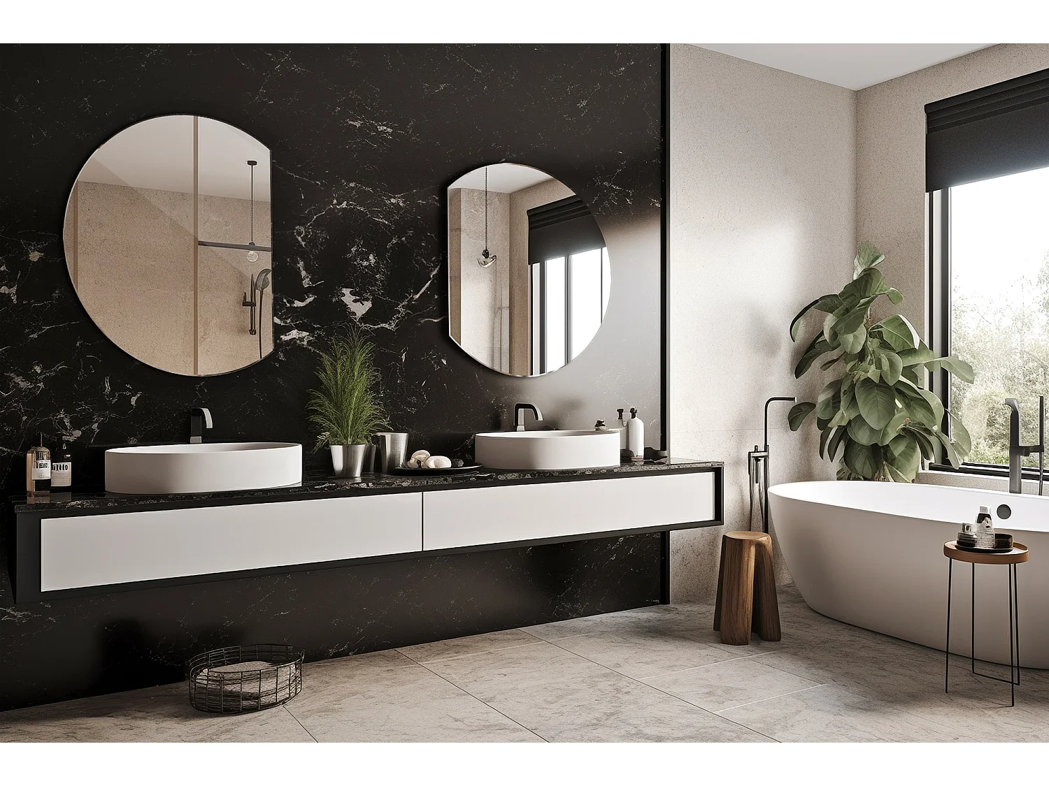 Espejo 70x80cm fantasía de forma rueda truncada irregular única