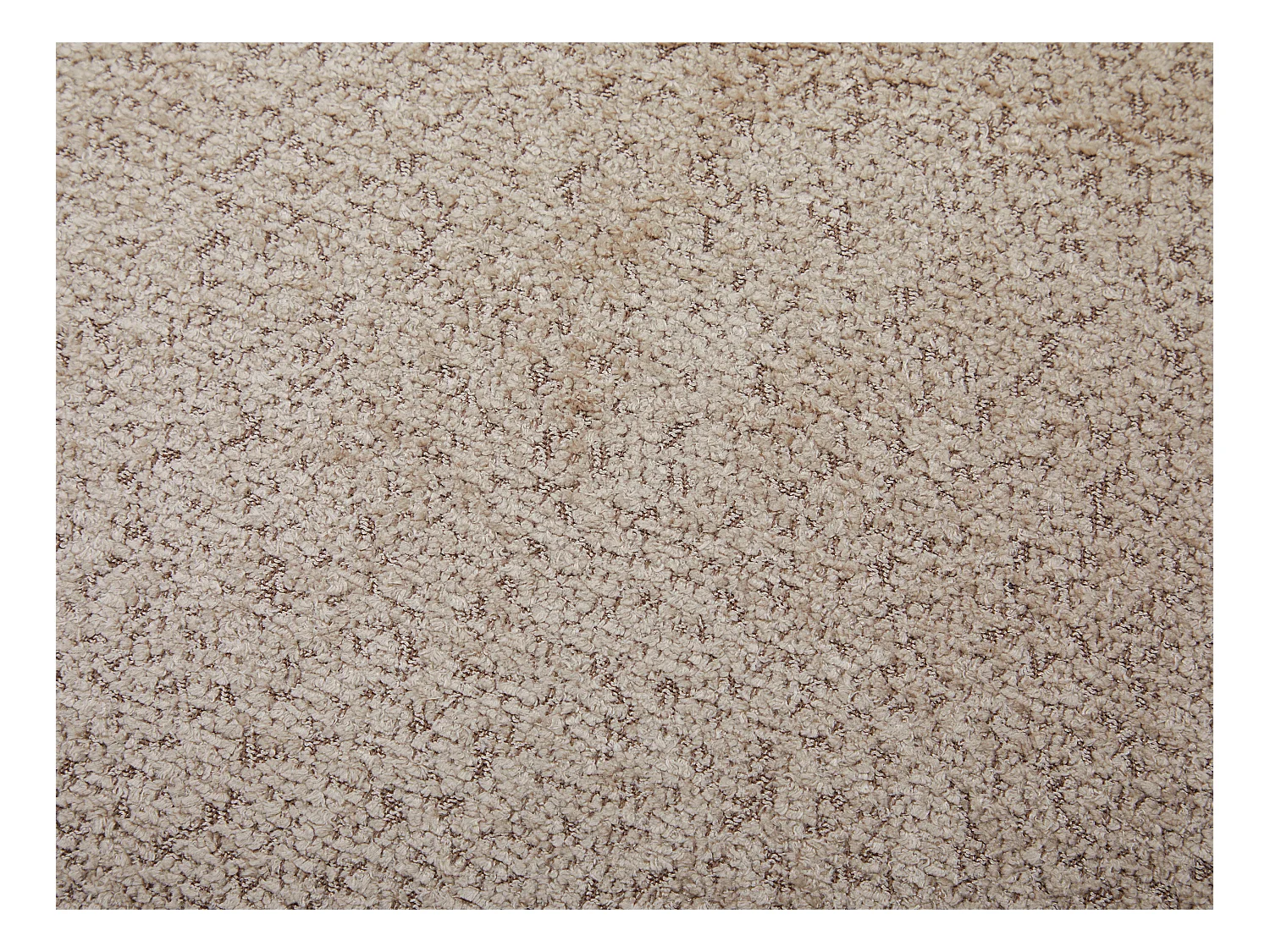 Juego de 2 sillas en tejido bouclé y madera de hevea - Gris topo y negro - WILANA