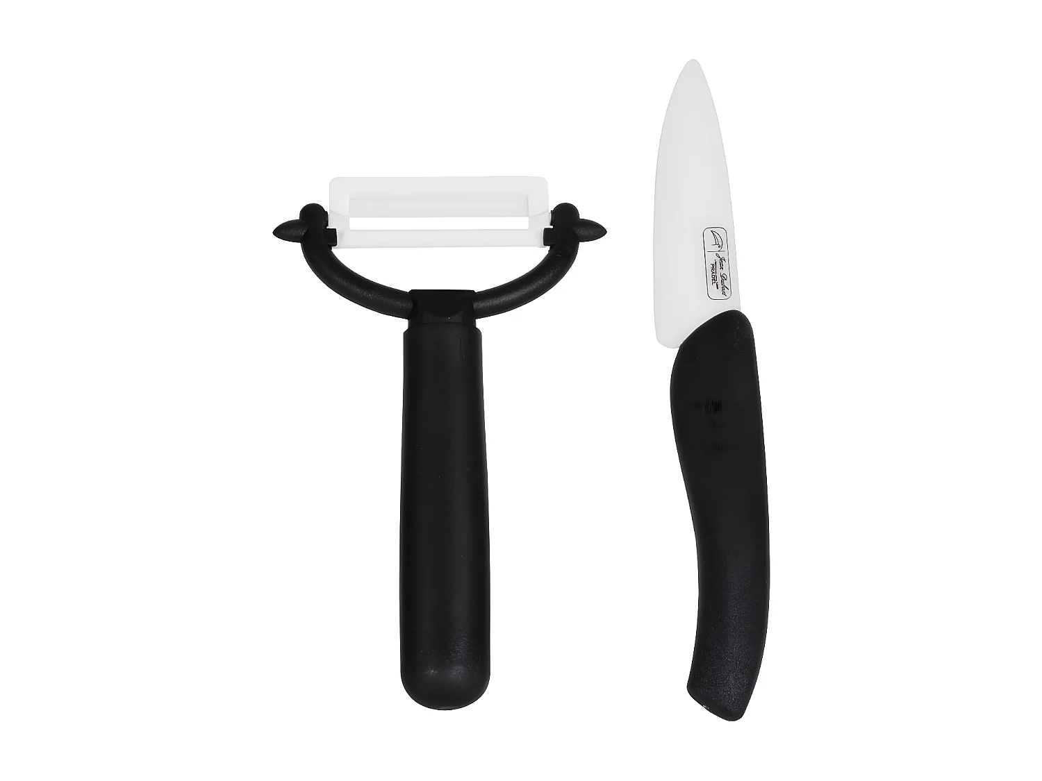 Couteau à office 8 cm avec éplucheur en céramique