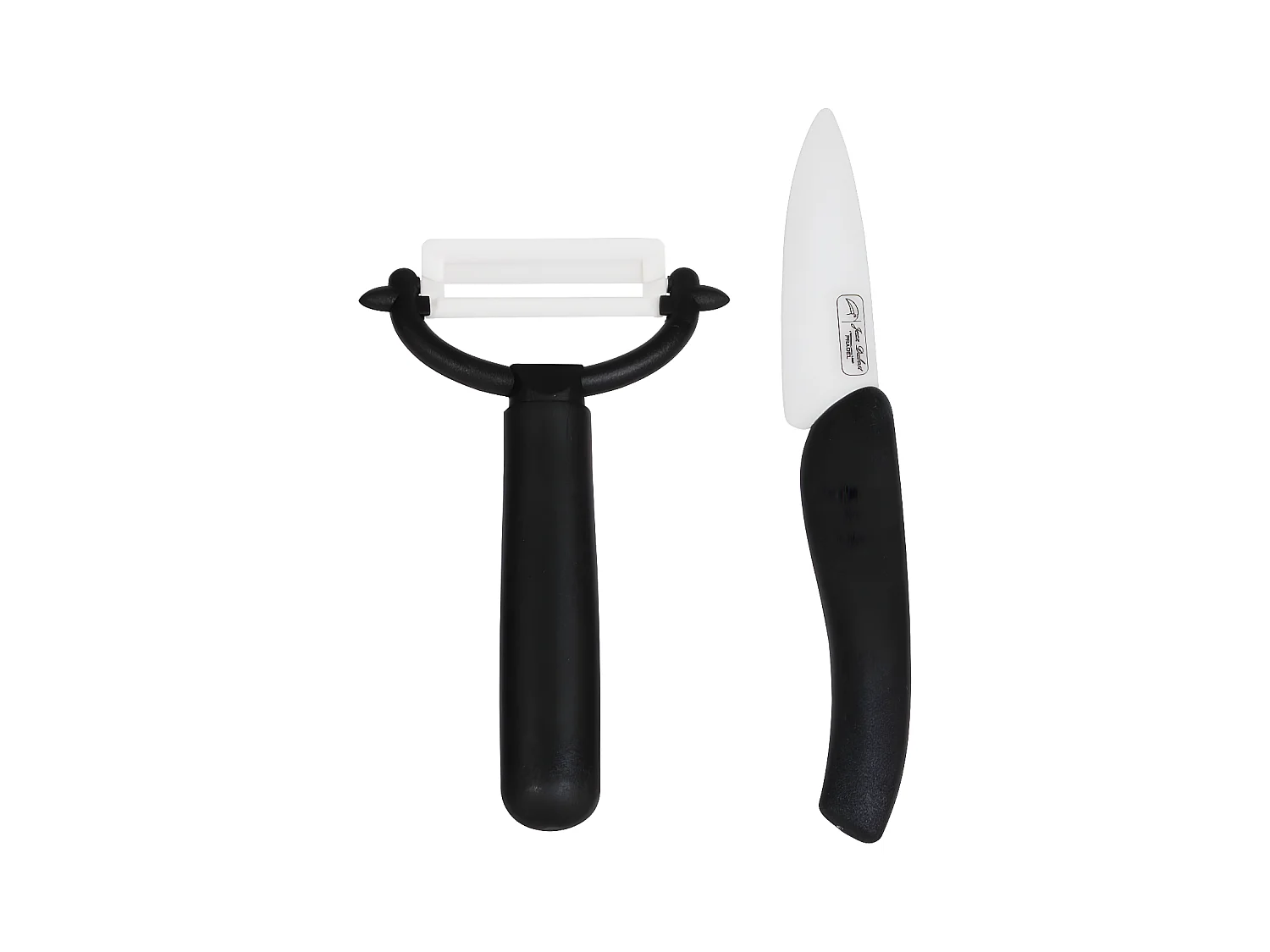 Couteau à office 8 cm avec éplucheur en céramique