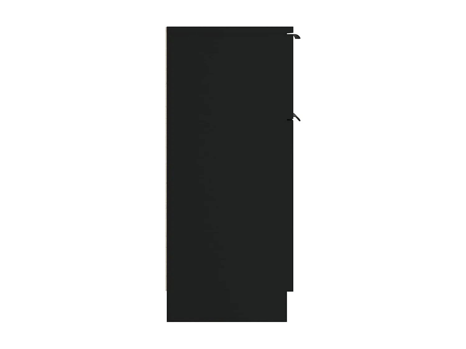 Sideboards 2 Stk. Schwarz 30x30x70 cm Holzwerkstoff