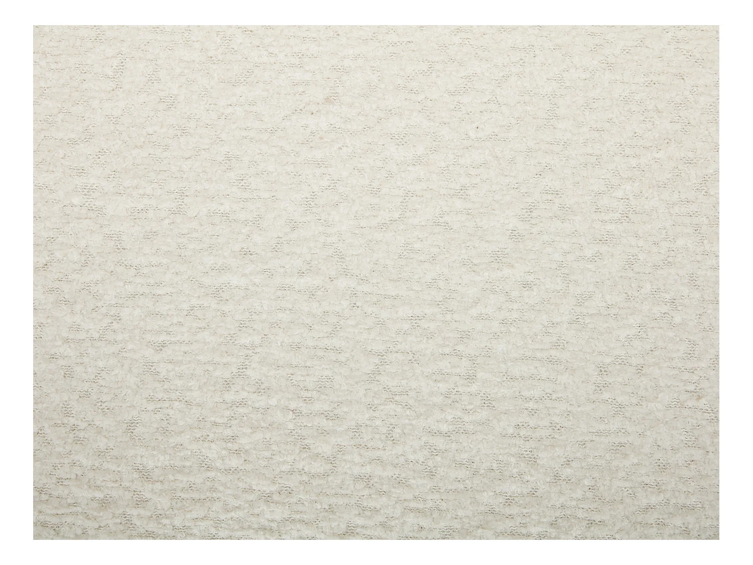 Sæt med 2 stole med armlæn i bouclé stof og gummitræ - Hvid og Sort - SOLUNA