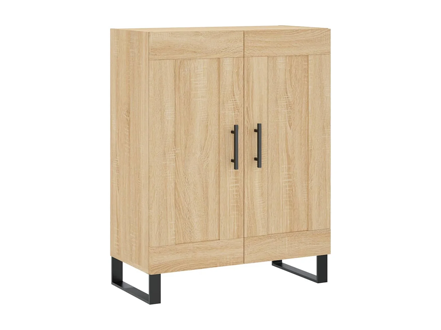 Aparador de madera de ingeniería roble Sonoma 69,5x34x90 cm