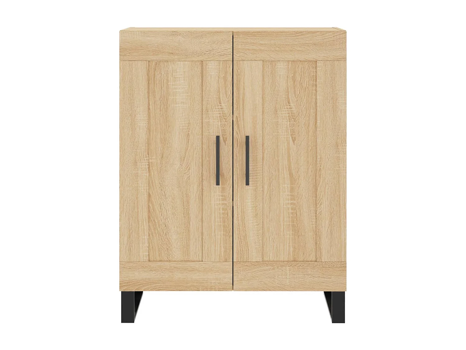 Dressoir 69,5x34x90 cm bewerkt hout sonoma eikenkleurig