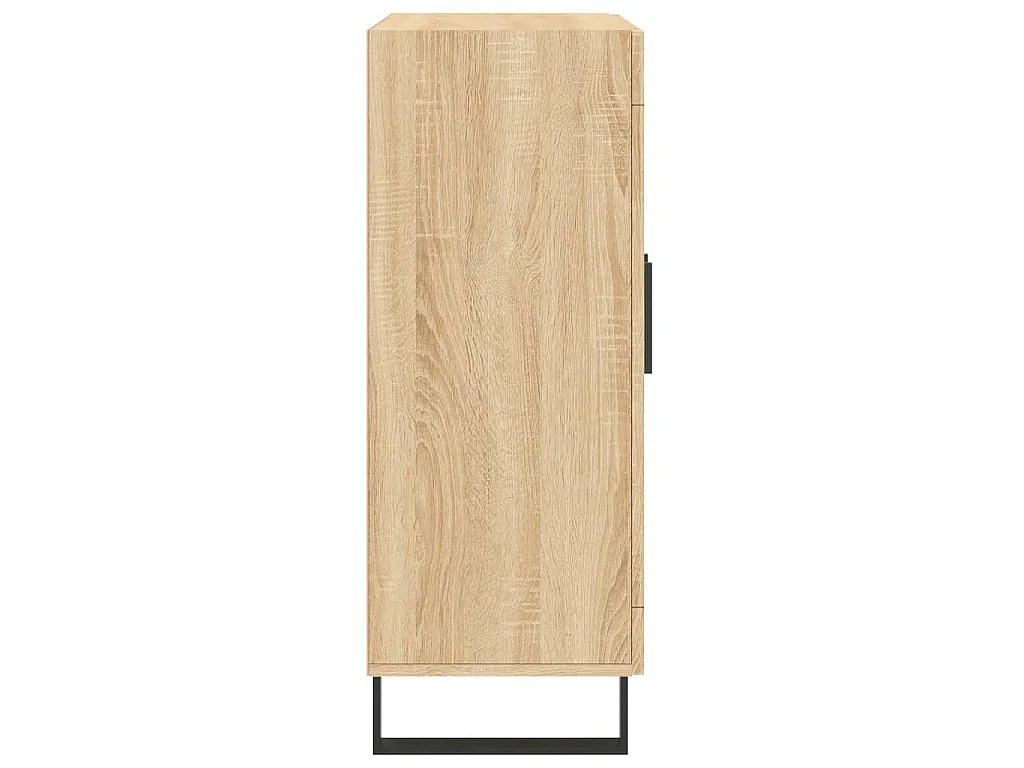 Buffet chêne sonoma 69,5x34x90 cm bois d'ingénierie