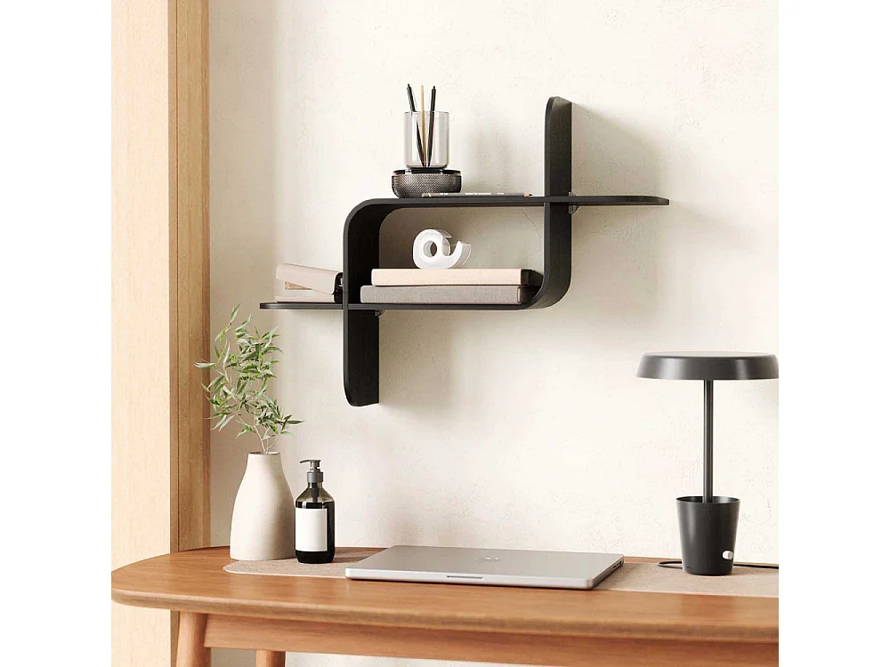 Etagère murale Montage Noir  Umbra