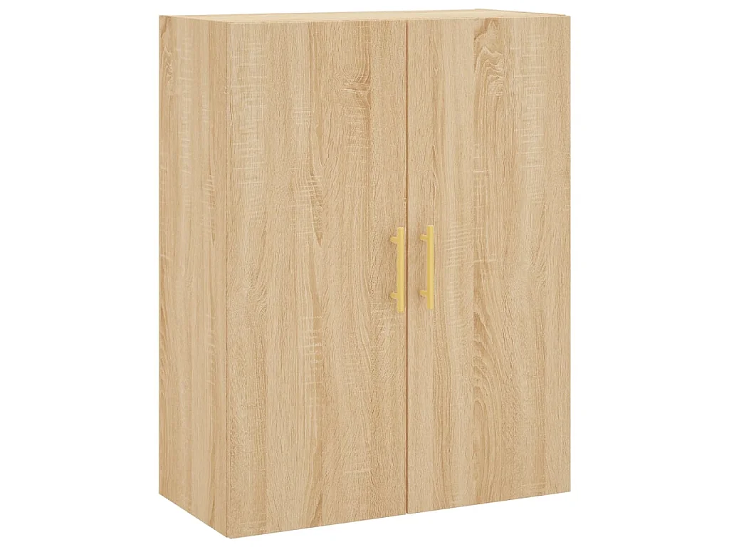 Wandschrank Sonoma-Eiche 69,5x34x90 cm