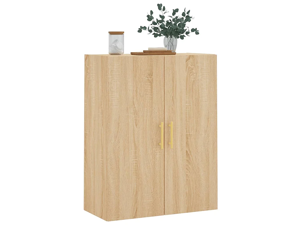 Wandschrank Sonoma-Eiche 69,5x34x90 cm