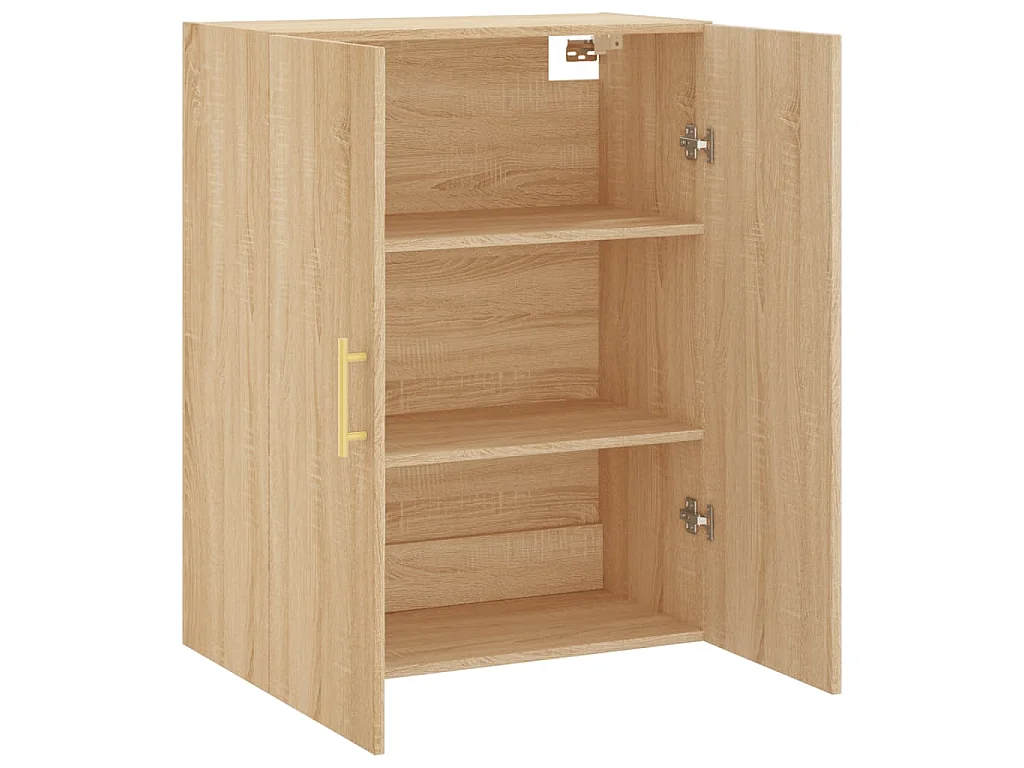 Wandschrank Sonoma-Eiche 69,5x34x90 cm