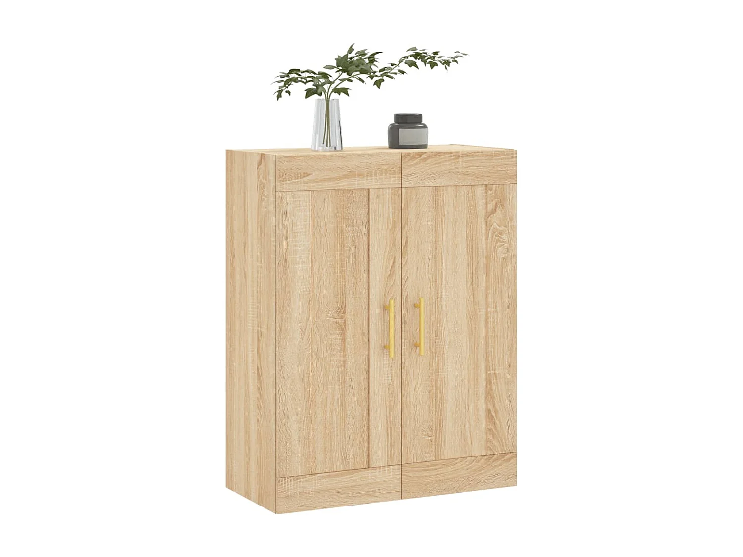 Wandschrank Sonoma-Eiche 69,5x34x90 cm Holzwerkstoff