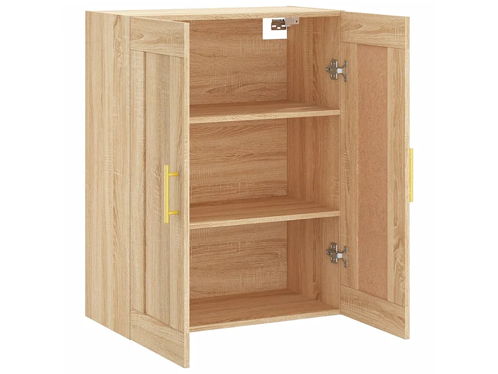 Wandschrank Sonoma-Eiche 69,5x34x90 cm Holzwerkstoff