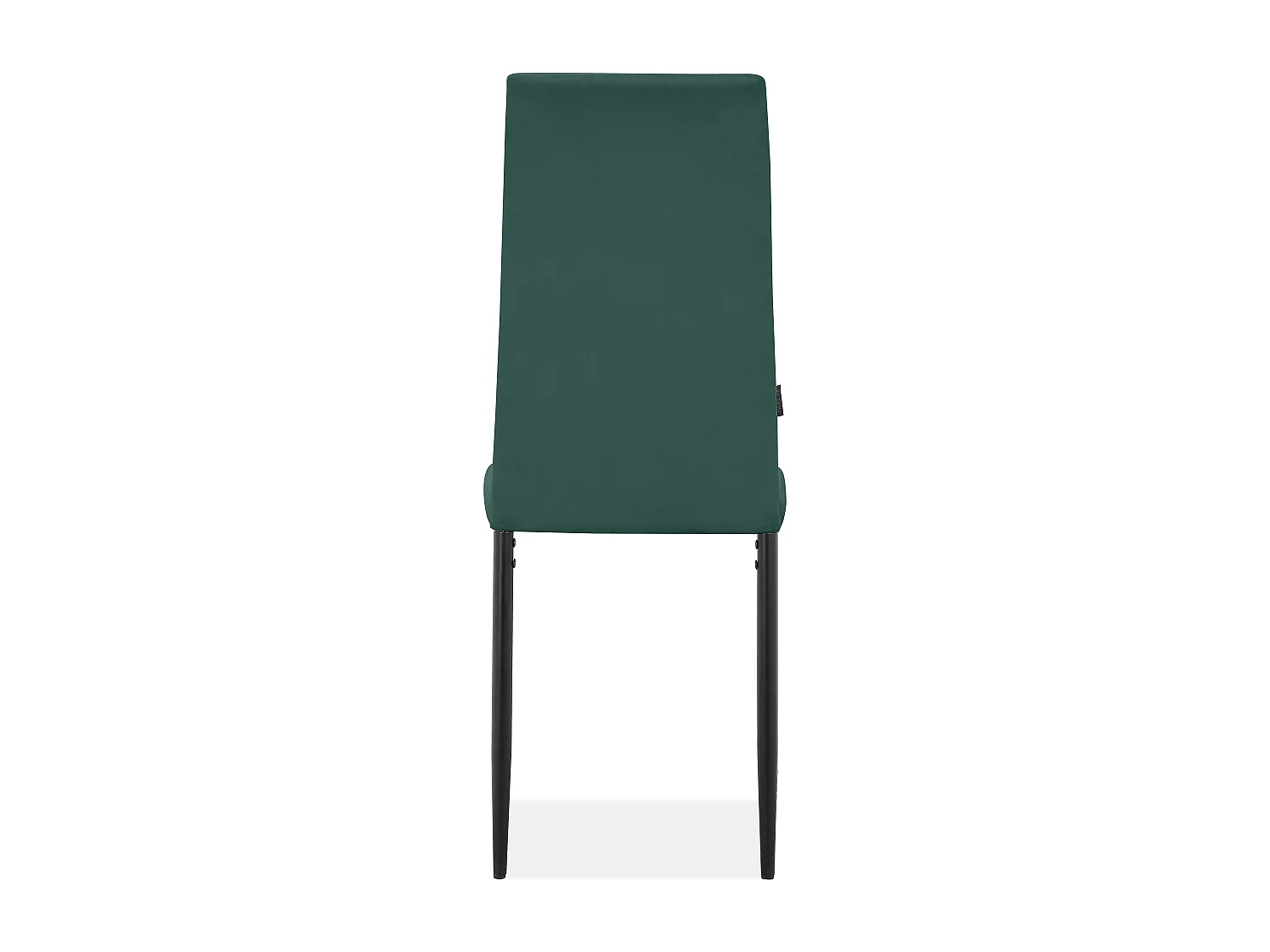 Becca | Lot de 4 chaises en velours vert foncé