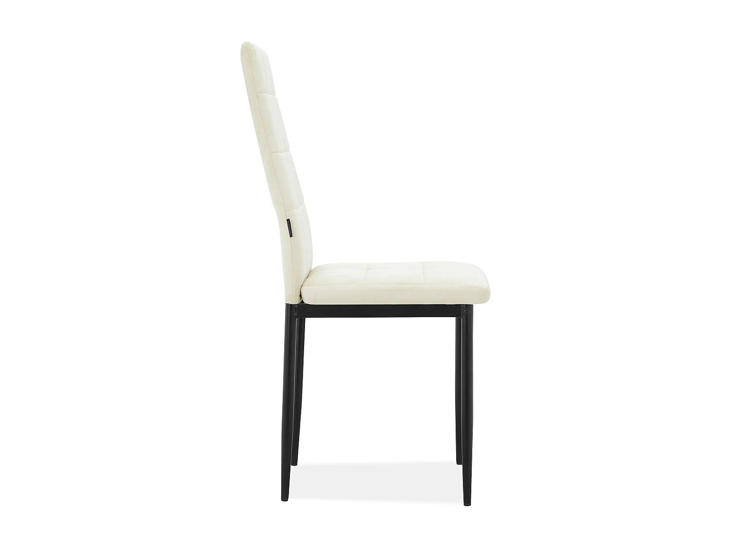 Becca | Lot de 2 chaises en velours crème