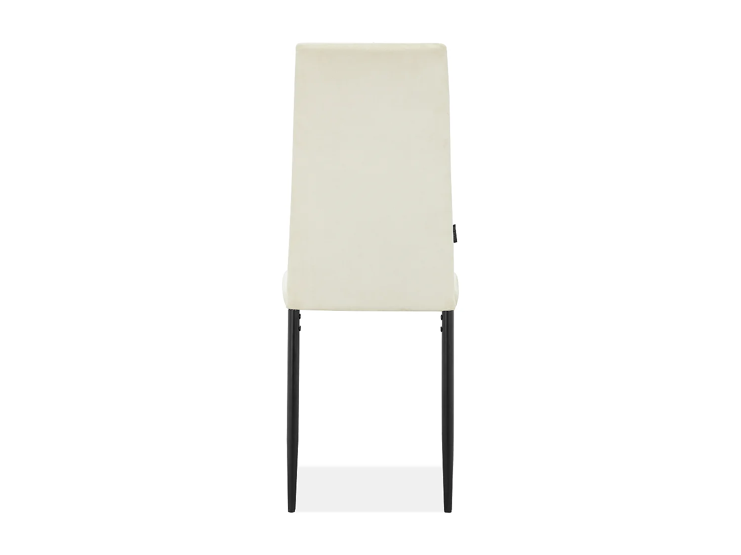 Becca | Lot de 2 chaises en velours crème