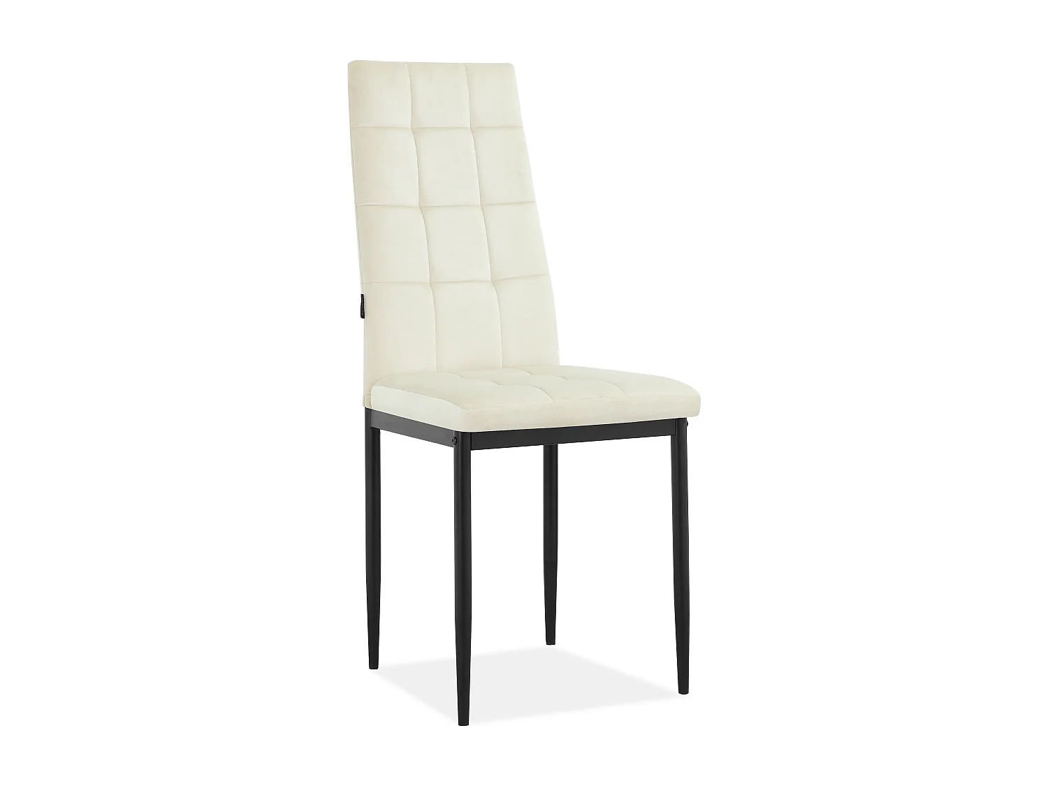 Becca | Lot de 2 chaises en velours crème