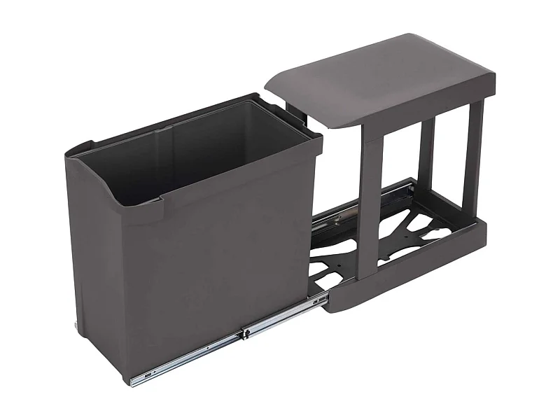 Poubelle fixation inférieure et extraction automatique 30 L