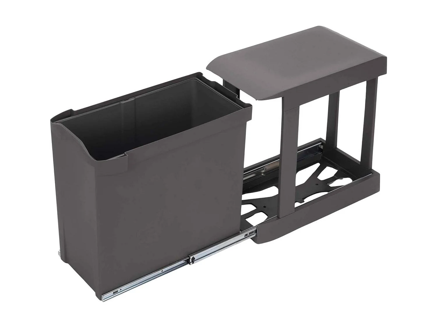 Poubelle fixation inférieure et extraction automatique 30 L