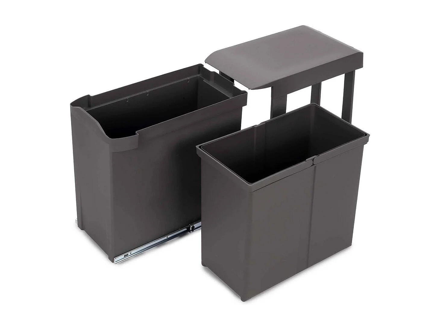 Poubelle fixation inférieure et extraction automatique 30 L