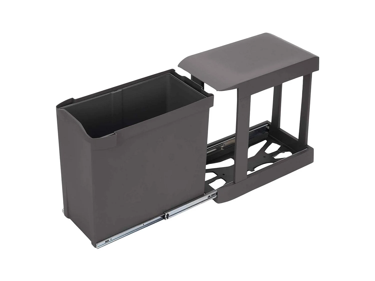 Poubelle fixation inférieure et extraction automatique 30 L