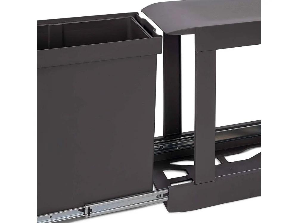 Poubelle fixation inférieure et extraction automatique 30 L