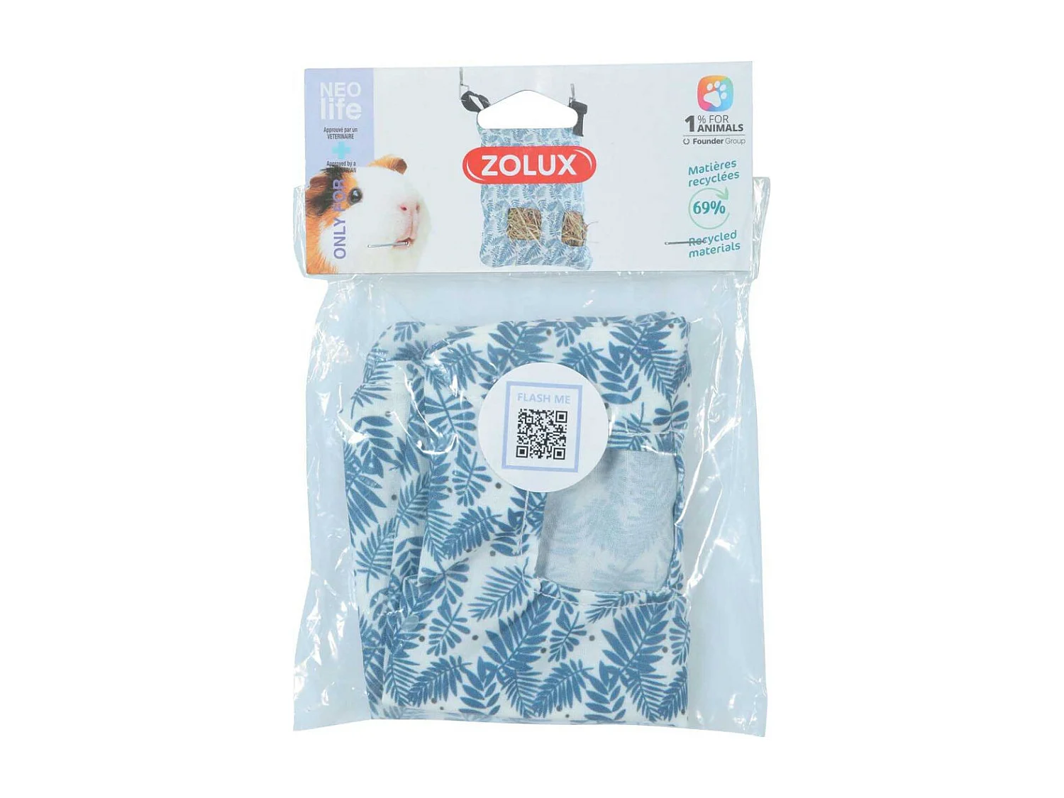 Sac à foin en polyester recyclé Neolife Pour cochon d'inde