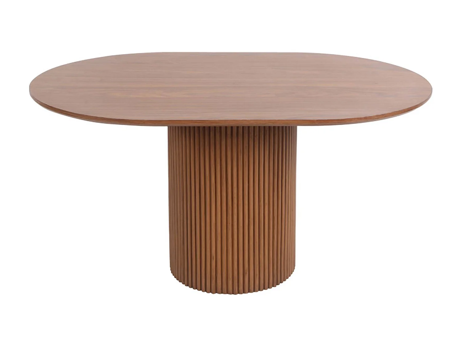 Mesa de centro con efecto de madera nogal