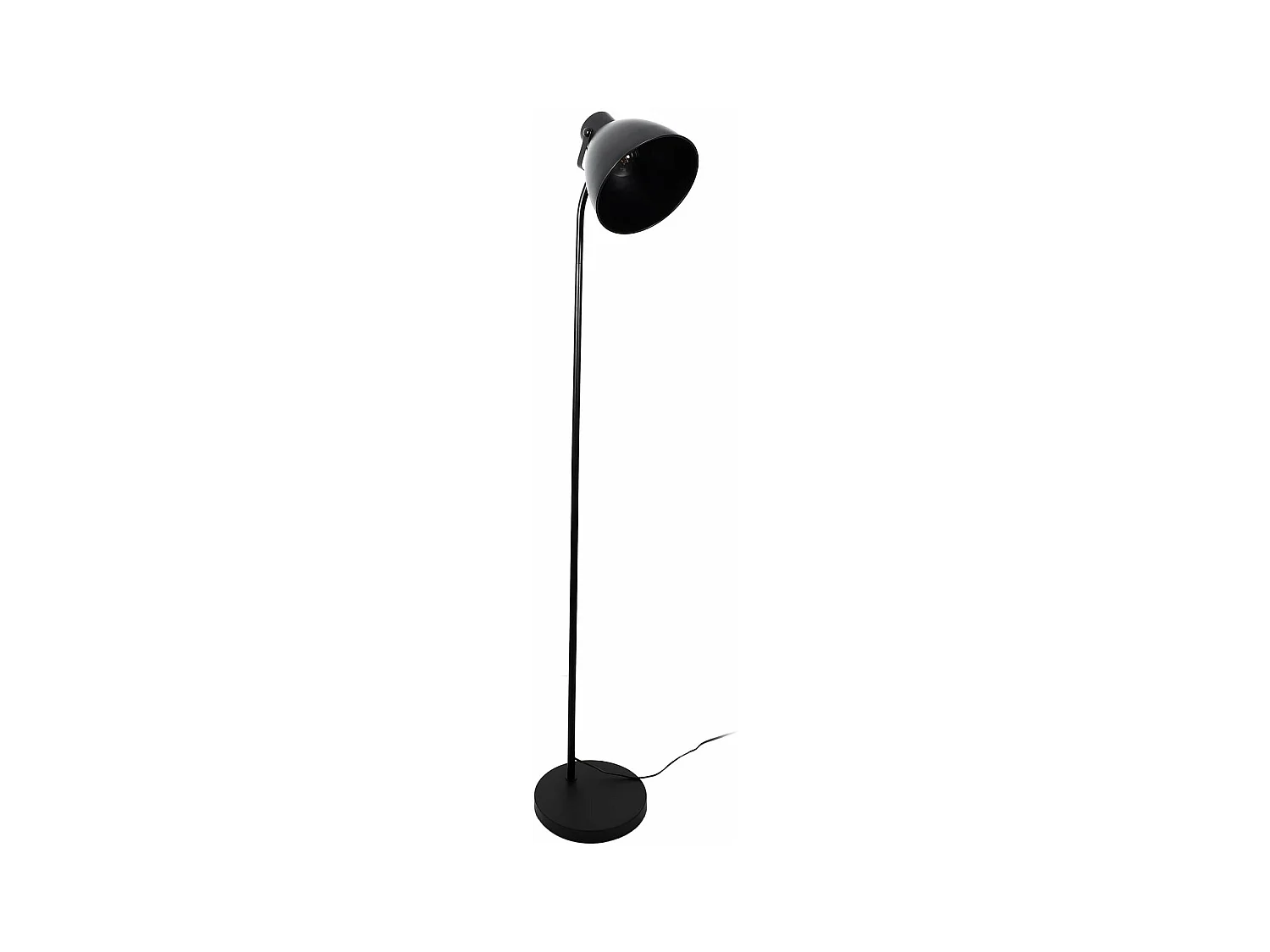 Lampadaire Metal Indus Noir H170cm Noir