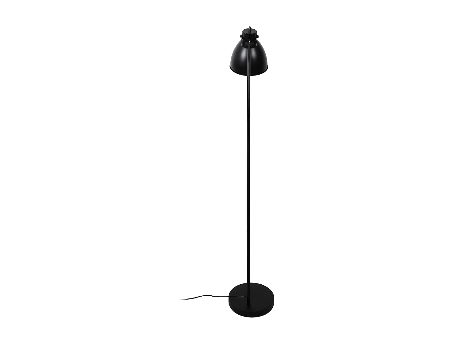 Lampadaire Metal Indus Noir H170cm Noir