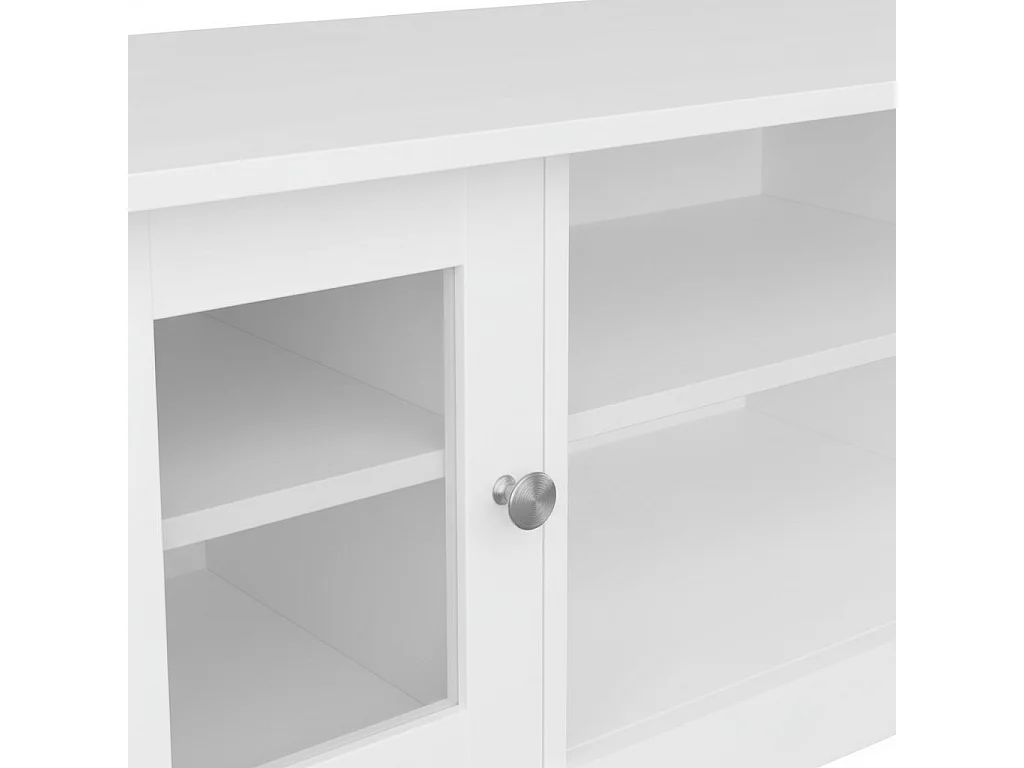 Baroque TV-meubel 2 deuren 1 plank wit.