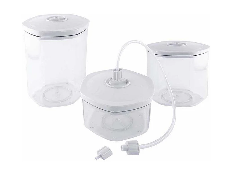 Boîtes sous vide en plastique (Lot de 3)
